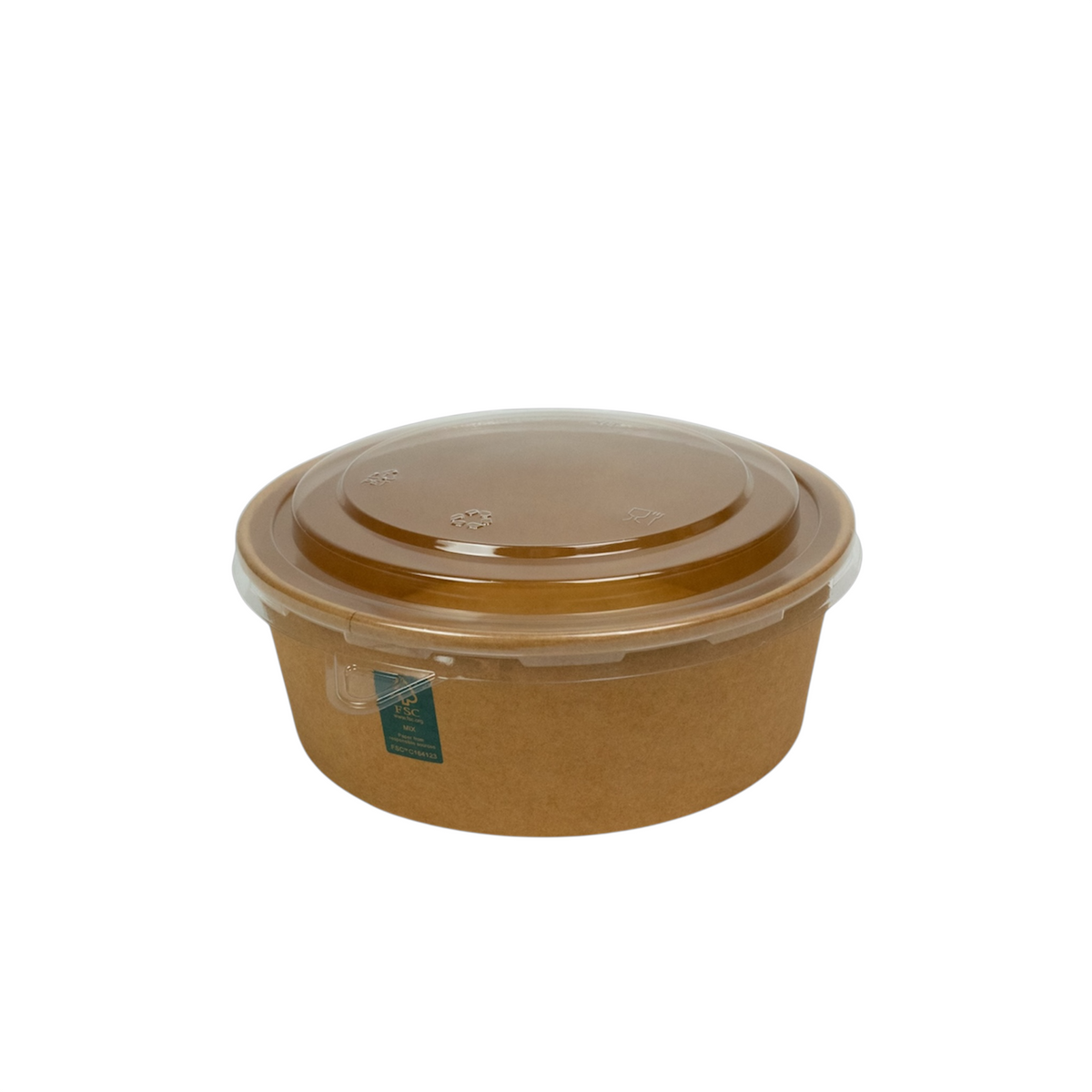 Salatschale 1300ml Ø185mm Kraftpapier 300 Stück