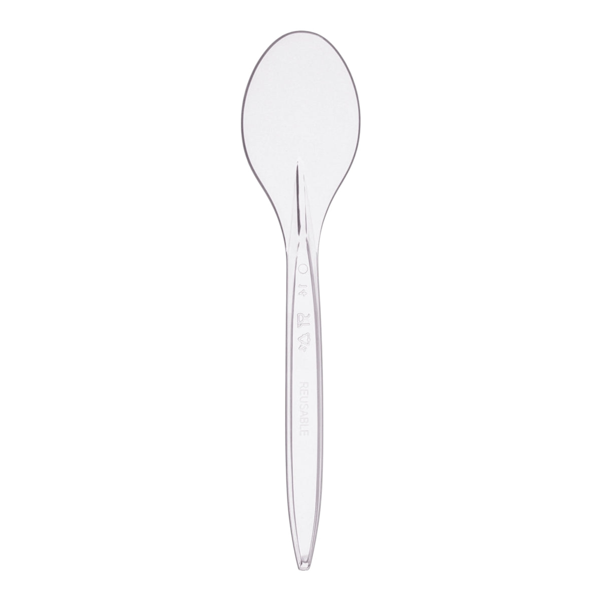 Mehrweg Löffel 18cm transparent 2000 Stück