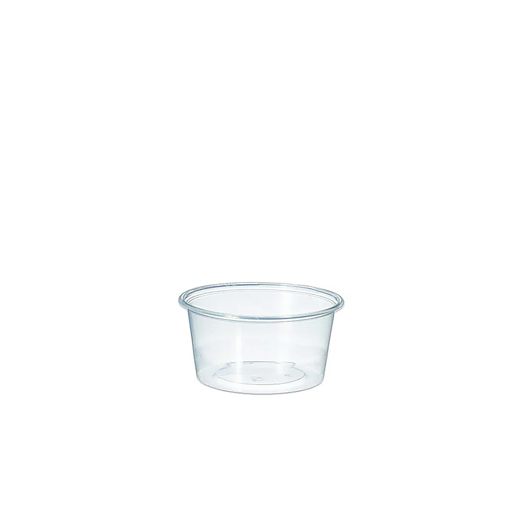 Dressingbecher 80ml klar PP mit Deckel 500 Stück