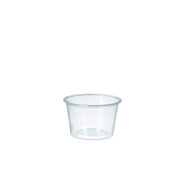 Dressingbecher 100ml klar PP mit Deckel 500 Stück