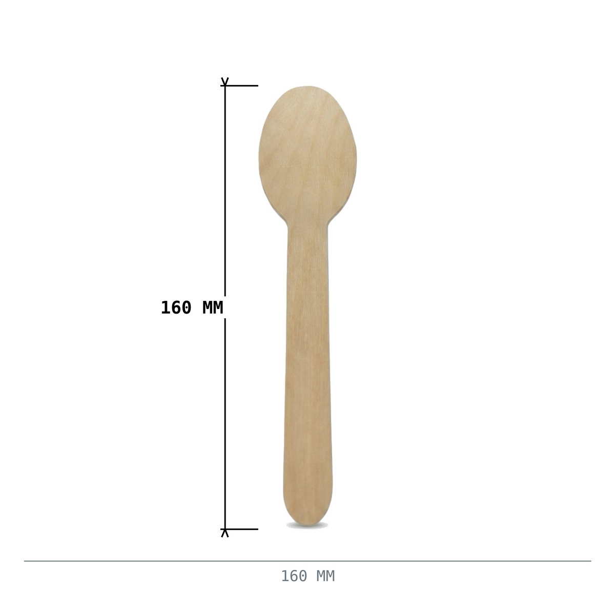 Holz Löffel 16cm 2500 Stück