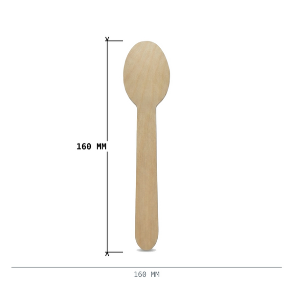 Holz Löffel 16cm 2500 Stück