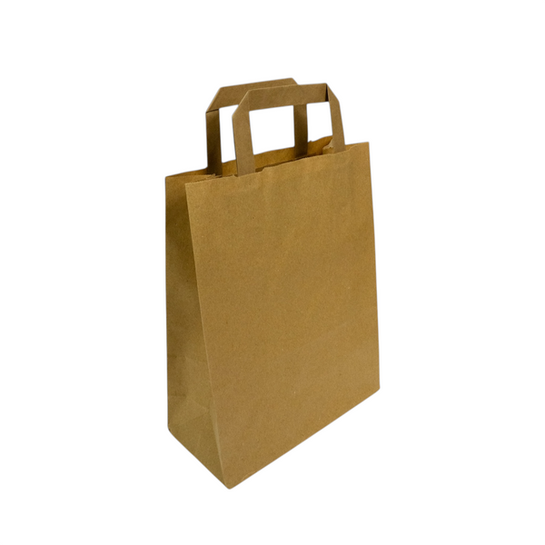 Papiertragetasche braun 22x10x28cm 500 Stück