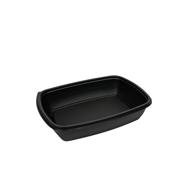 Rechteck Schale PP schwarz 900ml Fastpac 300 Stück