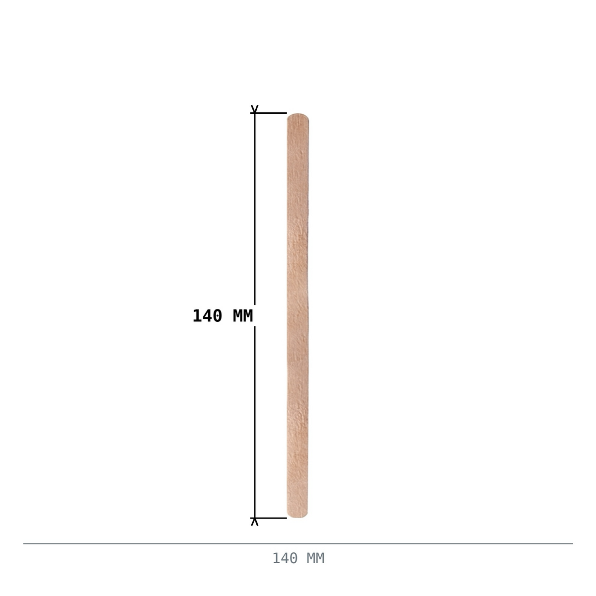 Rührstäbchen Holz 140x50x1mm 10000 Stück