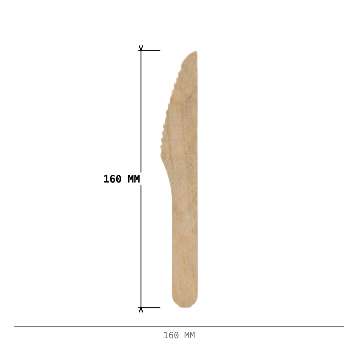 Holz Messer 16cm 2500 Stück