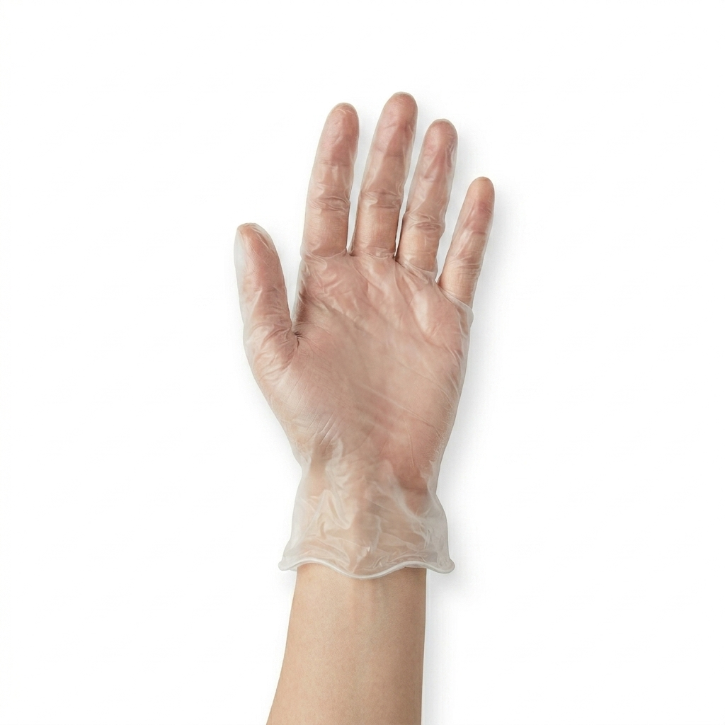 Vinyl Handschuhe Größe L transparent ungepudert 1000 Stück