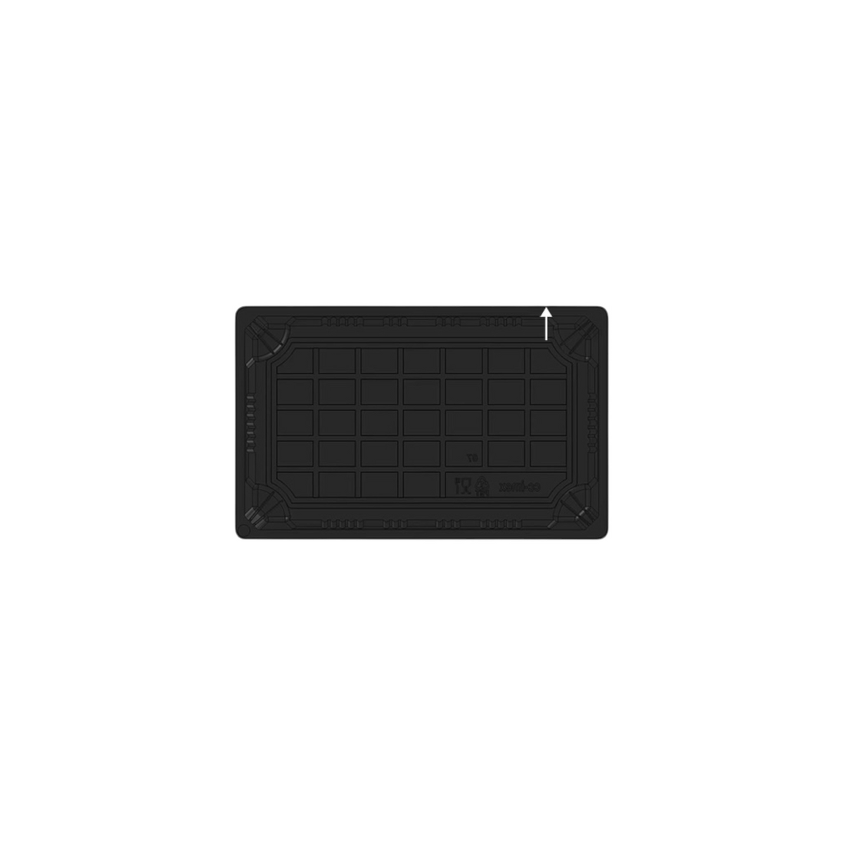 Sushi Box #09 schwarz PET 235x145x50mm mit Deckel 300 Stück
