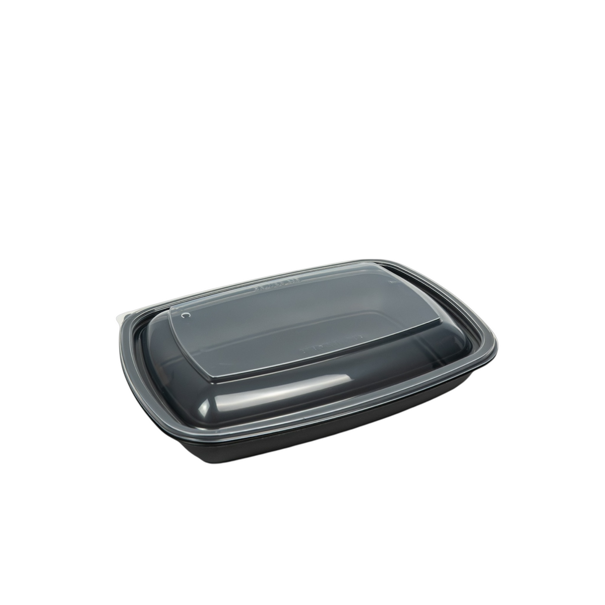 Rechteck Schale PP schwarz 600ml Fastpac 300 Stück