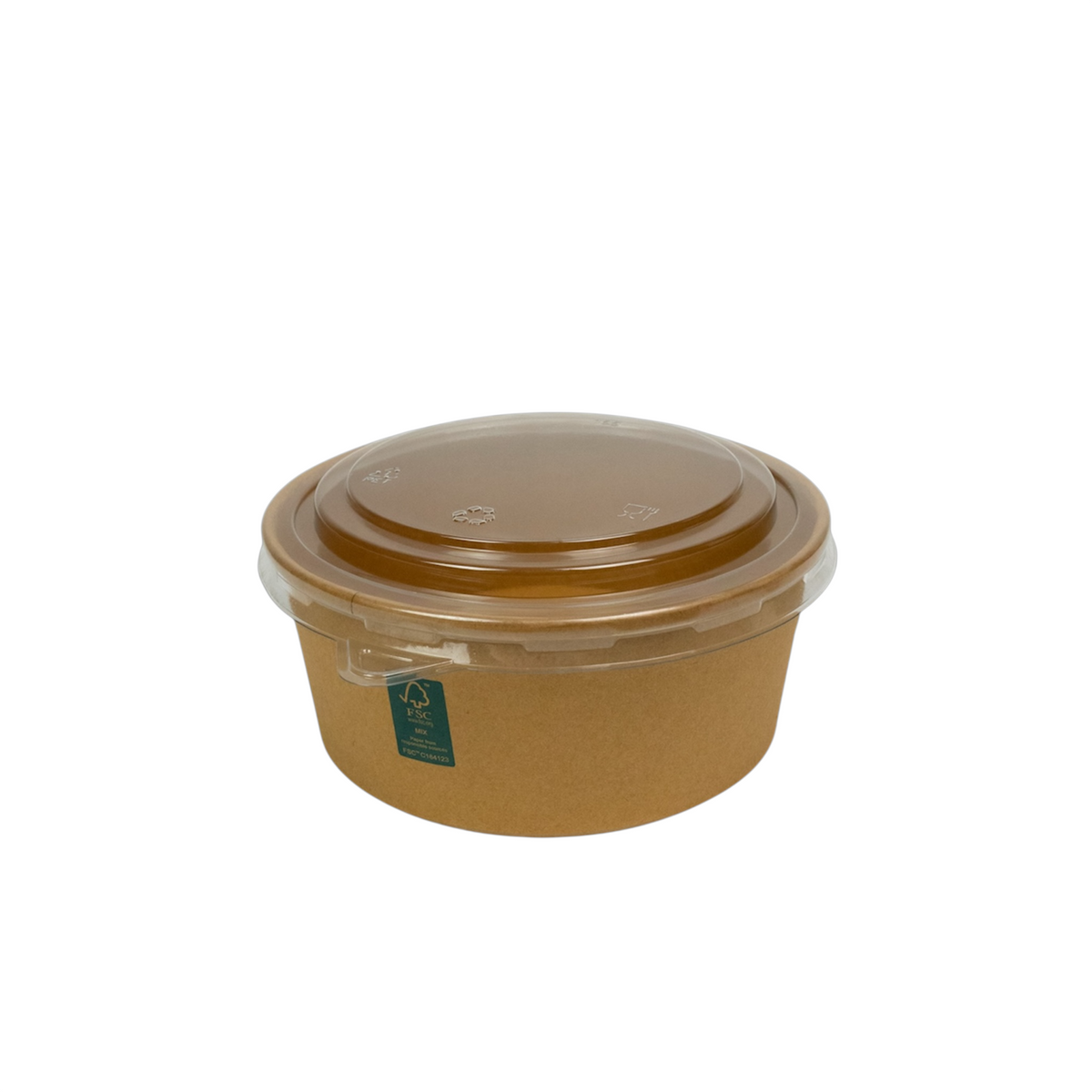 Salatschale 1100ml Ø165mm Kraftpapier 300 Stück