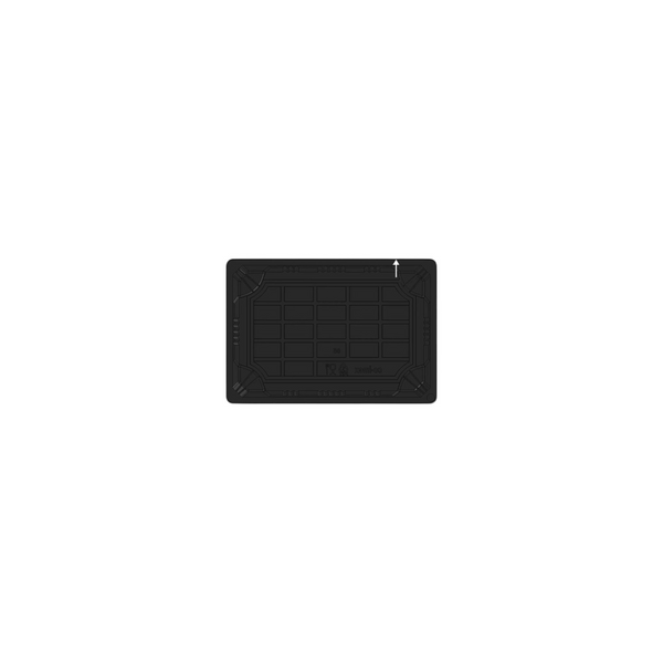 Sushi Box #03 schwarz PET 165x115x50mm mit Deckel 400 Stück