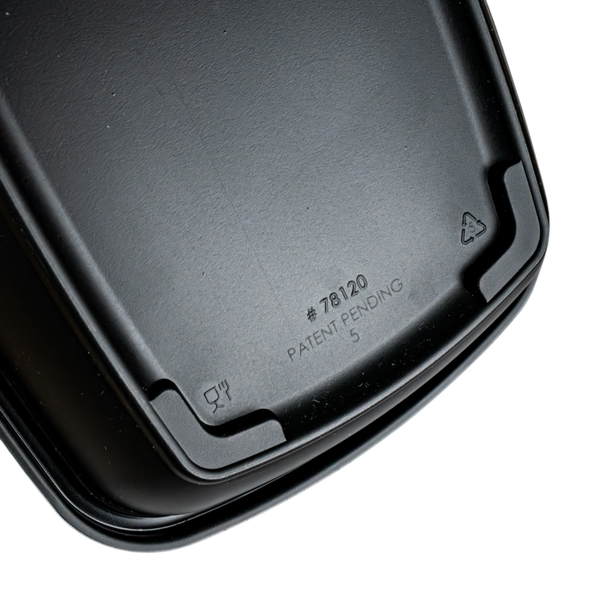 Rechteck Schale PP schwarz 600ml Fastpac 300 Stück