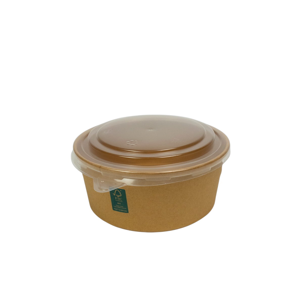 Salatschale 1100ml Ø165mm Kraftpapier 300 Stück