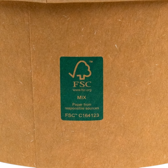 Salatschale 1300ml Ø185mm Kraftpapier 300 Stück