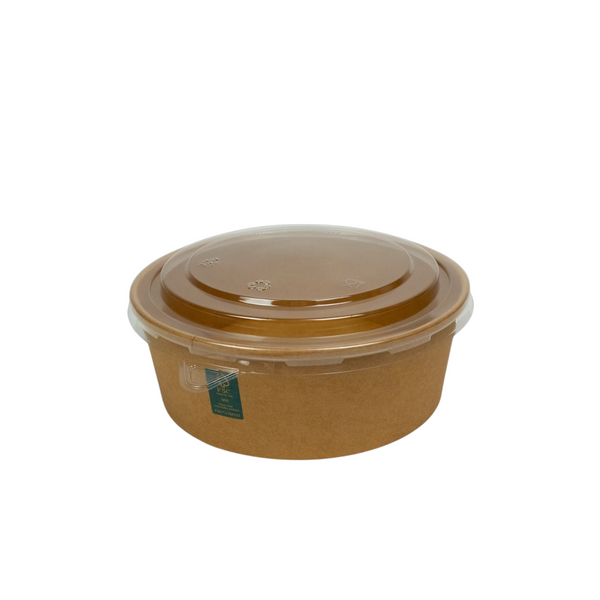 Salatschale 1300ml Ø185mm Kraftpapier 300 Stück
