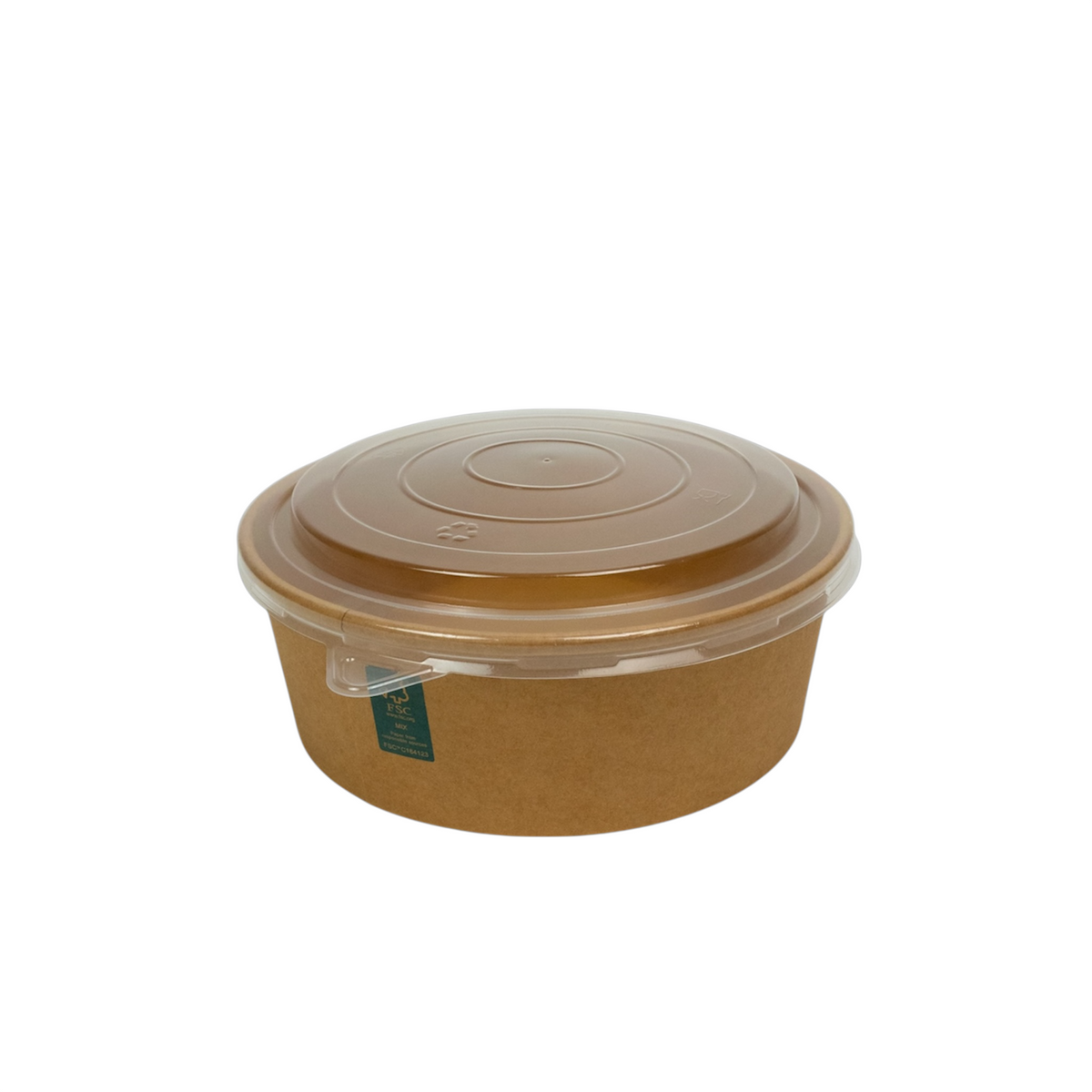 Salatschale 1300ml Ø185mm Kraftpapier 300 Stück