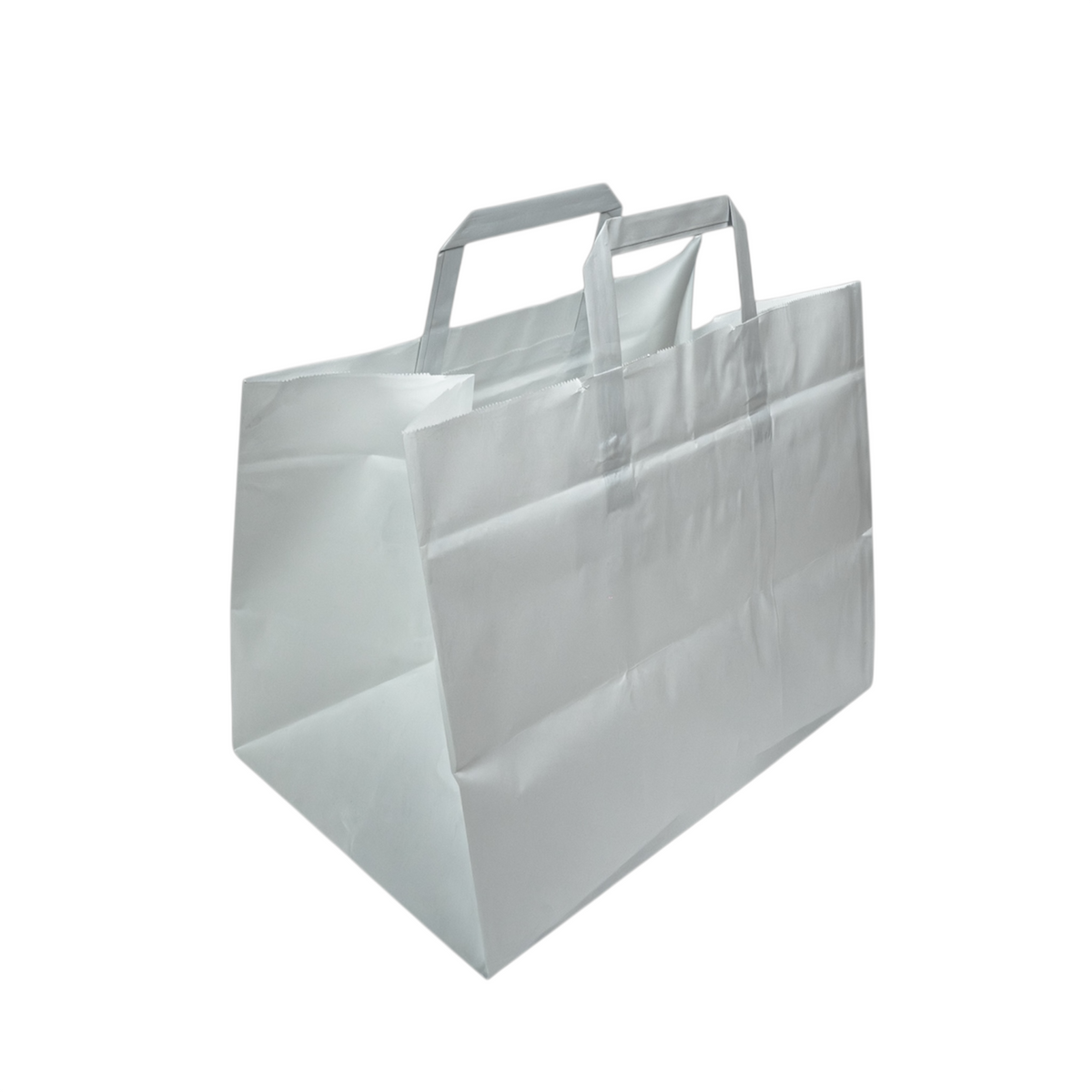 Papiertragetasche weiß 32x22x26cm 250 Stück