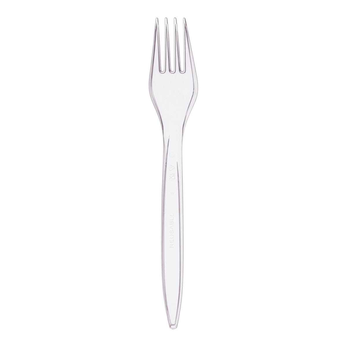 Mehrweg Gabel 18cm transparent 2000 Stück