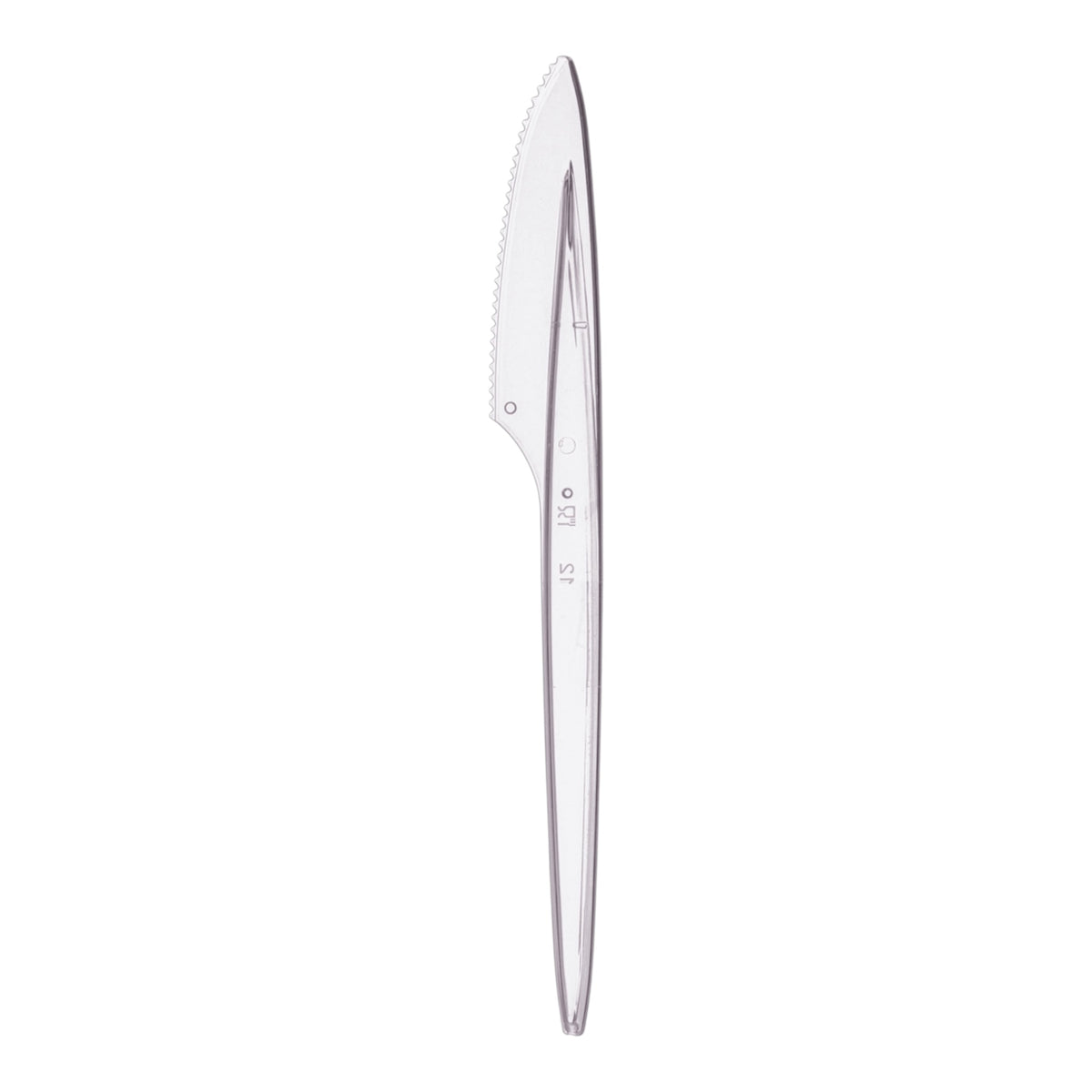 Mehrweg Messer 18cm transparent 2000 Stück