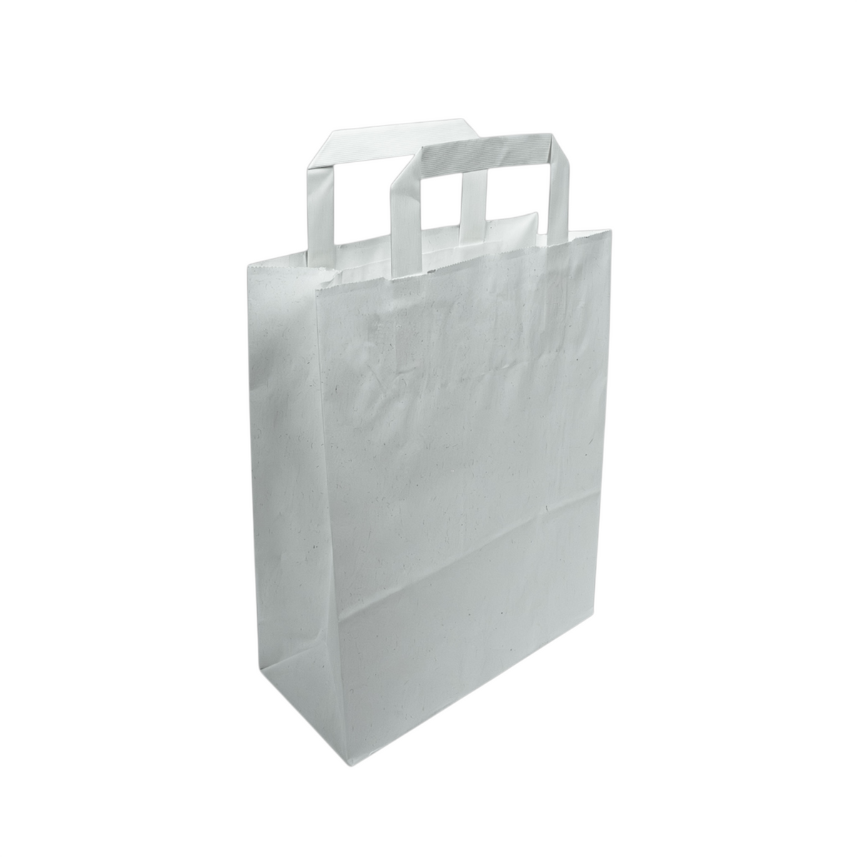 Papiertragetasche weiß 22x10x28cm 250 Stück