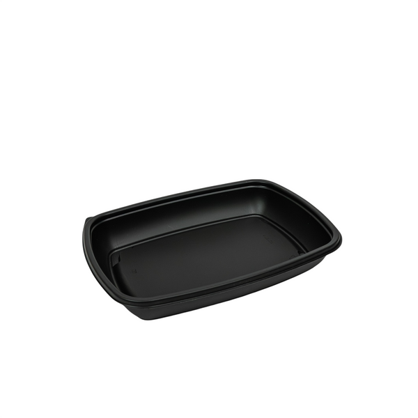 Rechteck Schale PP schwarz 600ml Fastpac 300 Stück