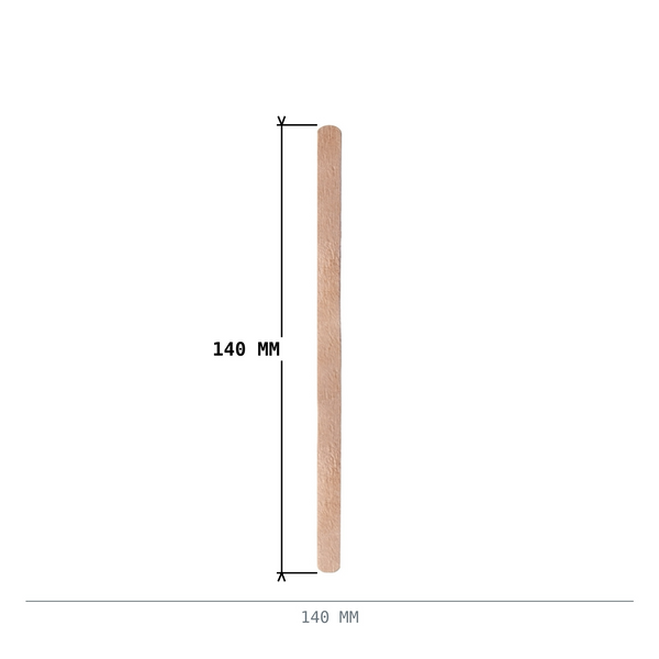 Rührstäbchen Holz 140x50x1mm 10000 Stück