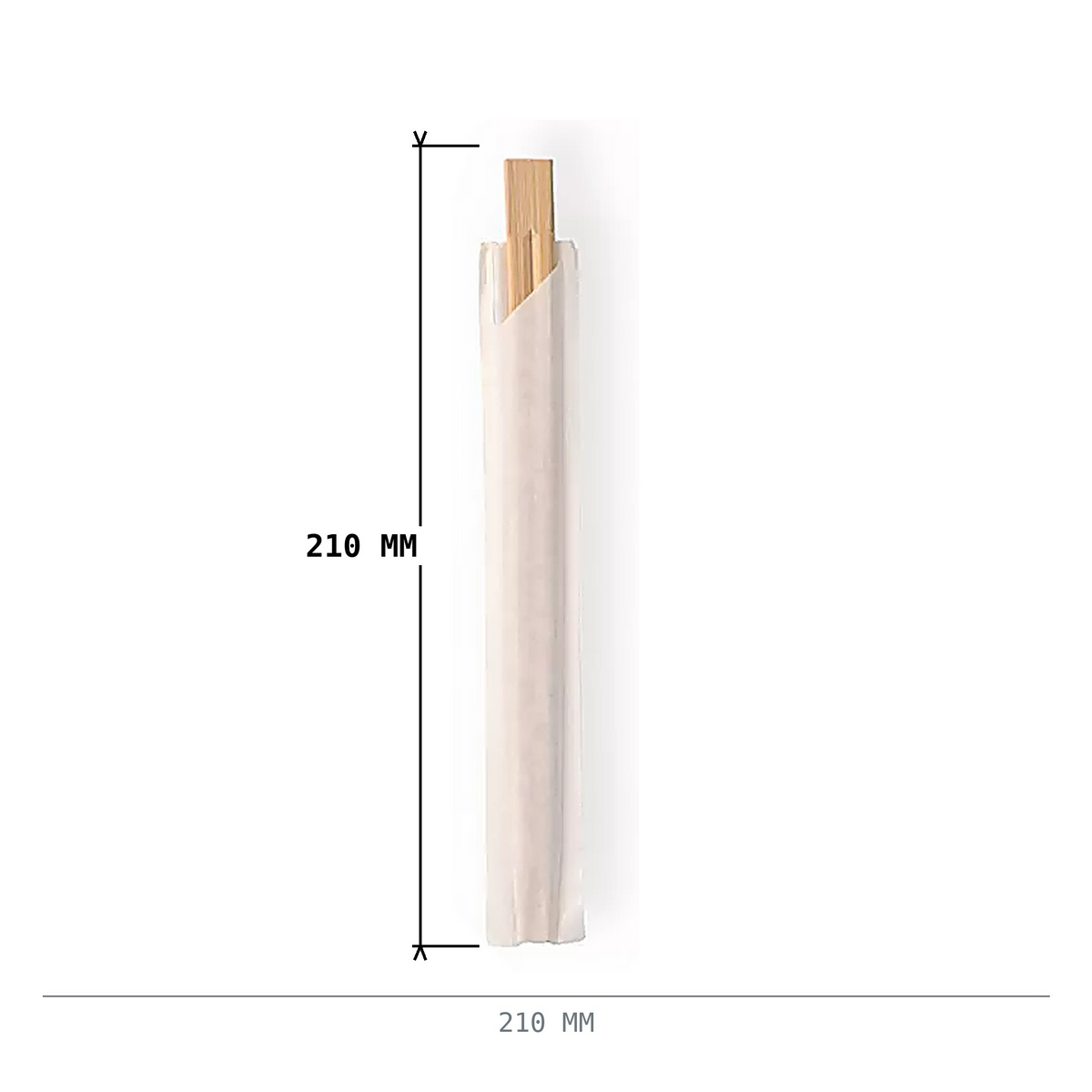 Bambus Stäbchen 21cm paarweise gehüllt 3000 Stück